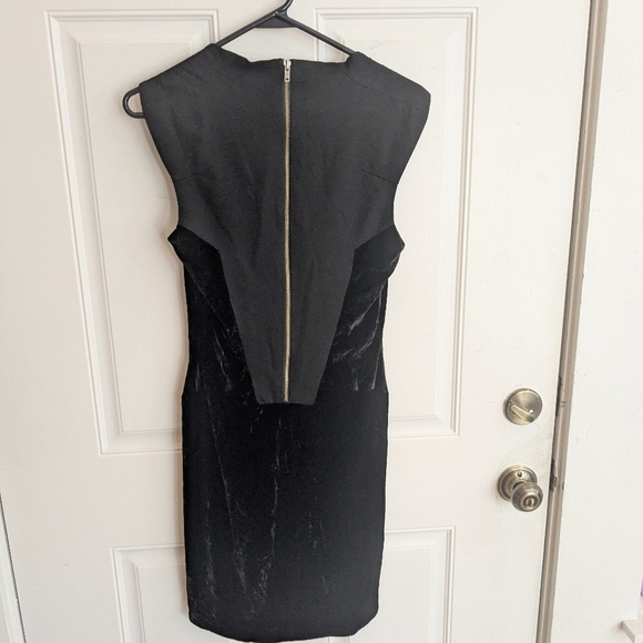 Helmut Lang Velvet Bodycon Dress - Picture 4 of 4